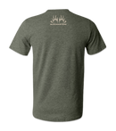 Buckmasters "EST. 1986" Heather Military Green & Orange Short Sleeve Tee