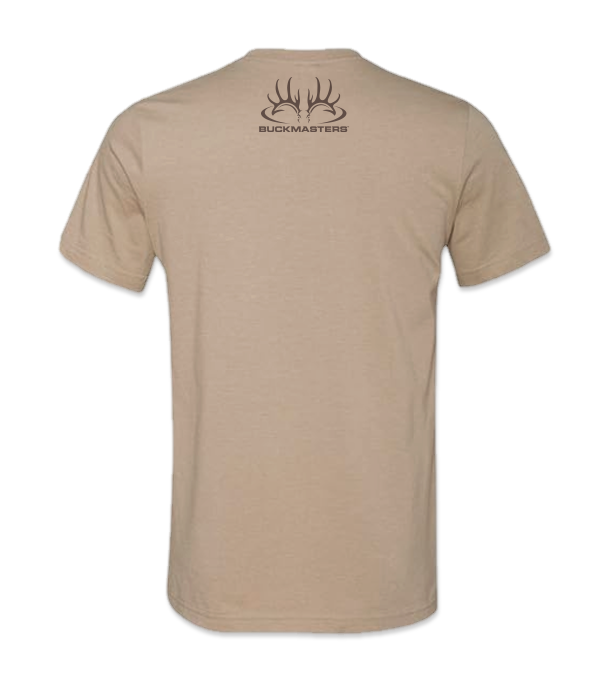 Buckmasters "BOWHUNTER" Heather Tan Short Sleeve Tee