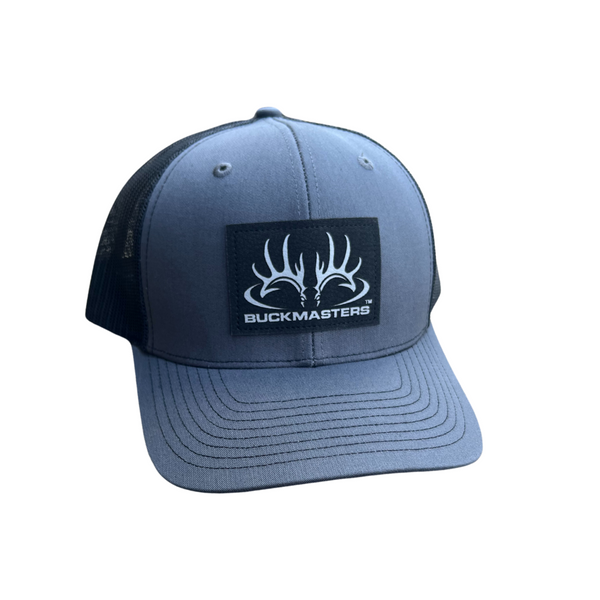 Buckmasters Richardson 112 Split Charcoal/Black with Leather Patch hat