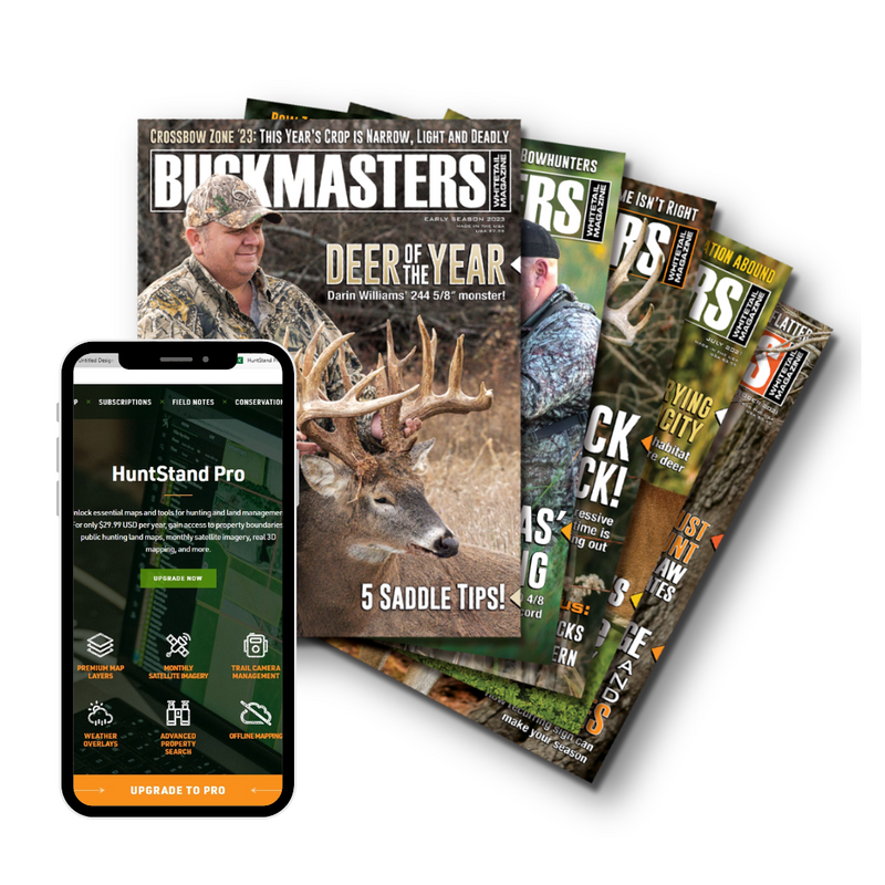 HuntStand PRO + FREE Subscription to Buckmasters Print & Digital Magazine