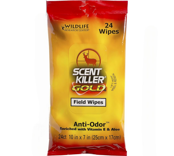 Wildlife Research Center Scent Killer Gold Field Wipes