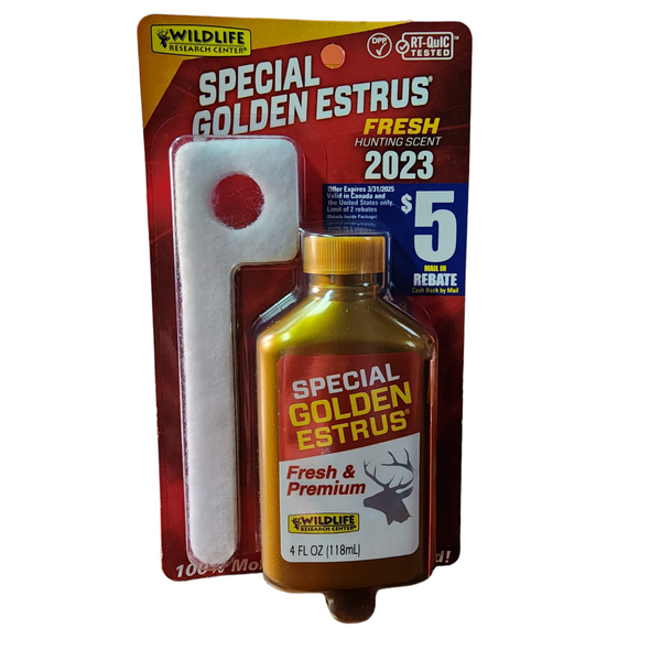 Wildlife Research Center® Special Golden Estrus® 4 fl. oz. Deer Attractant 2023
