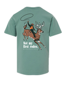 Buckmasters "Not My First Rodeo" Youth Short Sleeve Tee Green