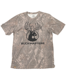 Buckmasters Logo Realtree APX Camo Short Sleeve Tee