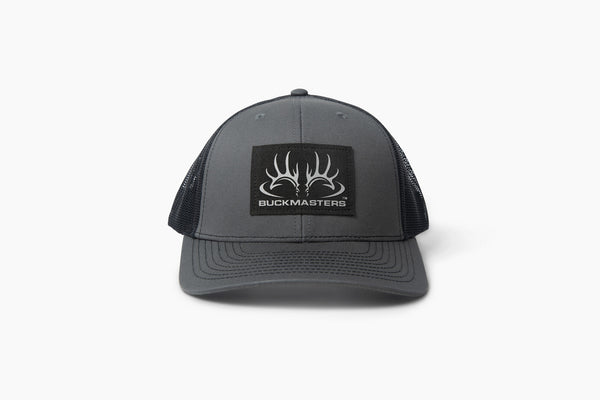 Buckmasters Richardson 112 Split Charcoal/Black with Leather Patch hat