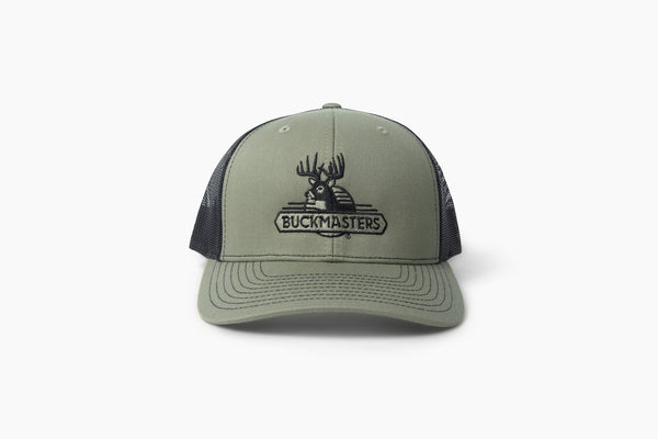 Buckmasters Vintage Logo Richardson 112 Split Loden/Black hat