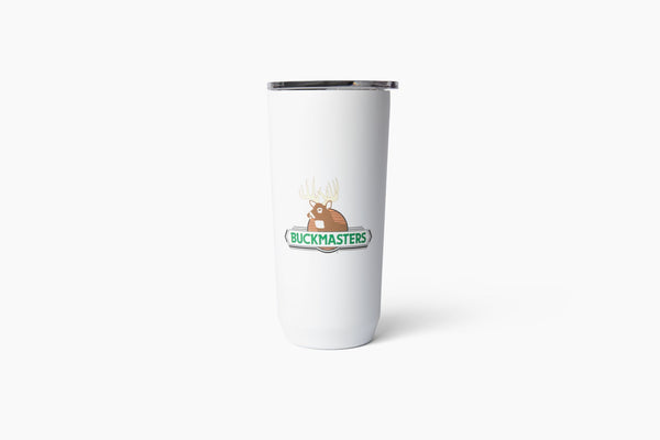 Buckmasters Vintage Logo White Camelbak Tumbler 16 oz