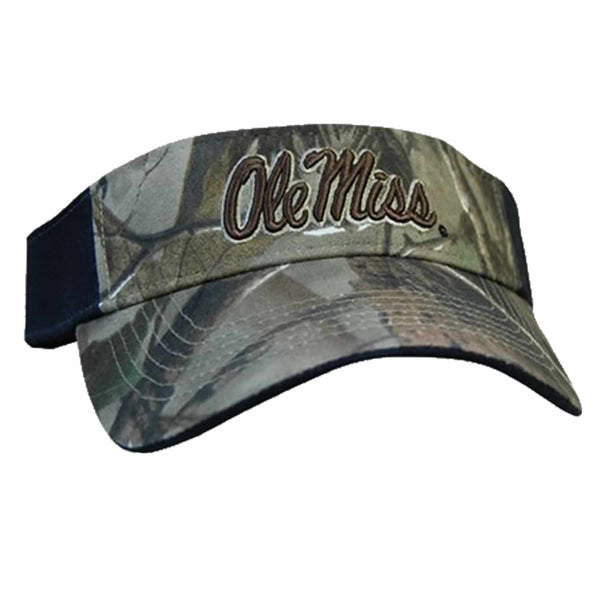 Ole Miss Camo Visor