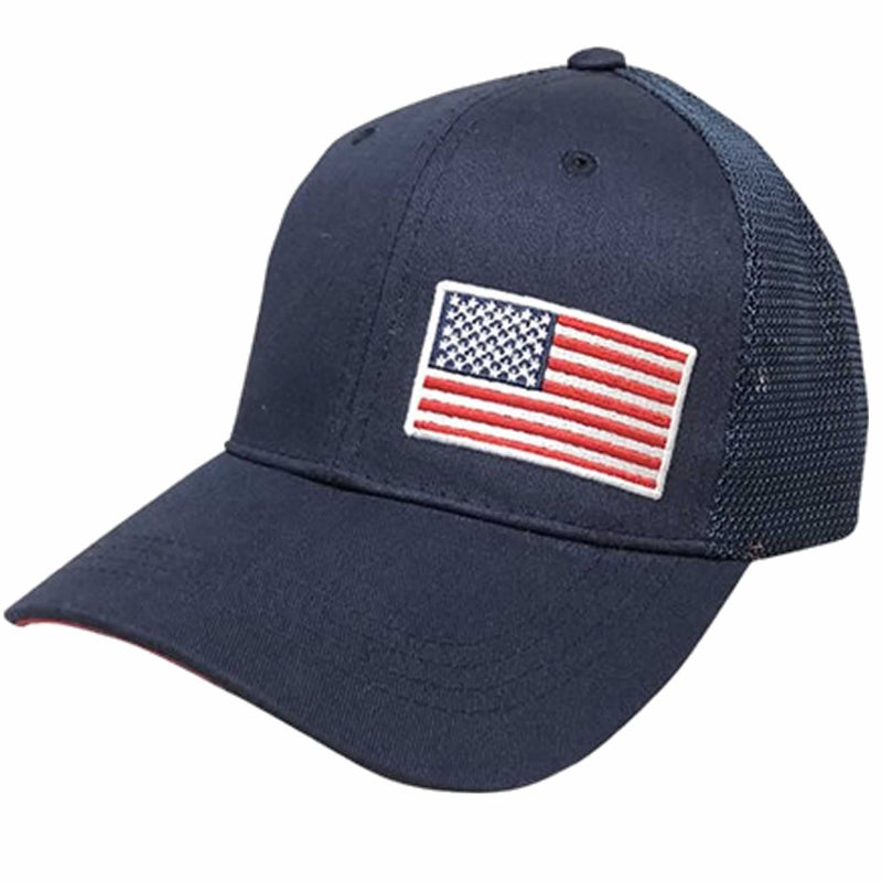 Navy American Flag Hat
