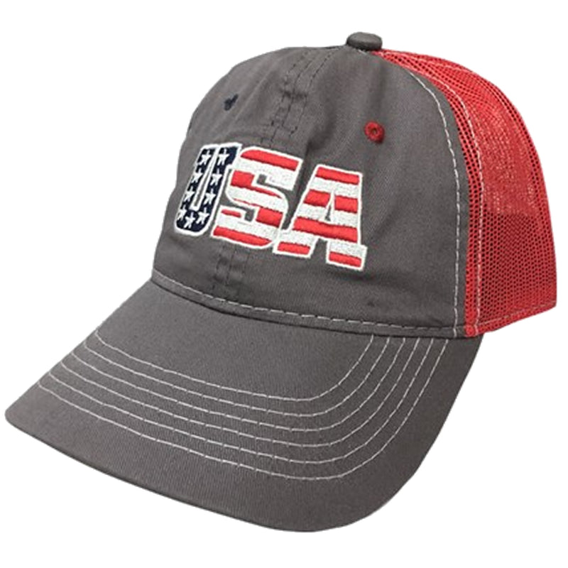 USA Gray Mesh Hat